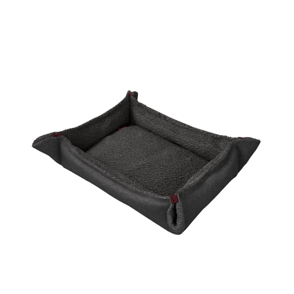 Nook XL pet bed in grey Woolly