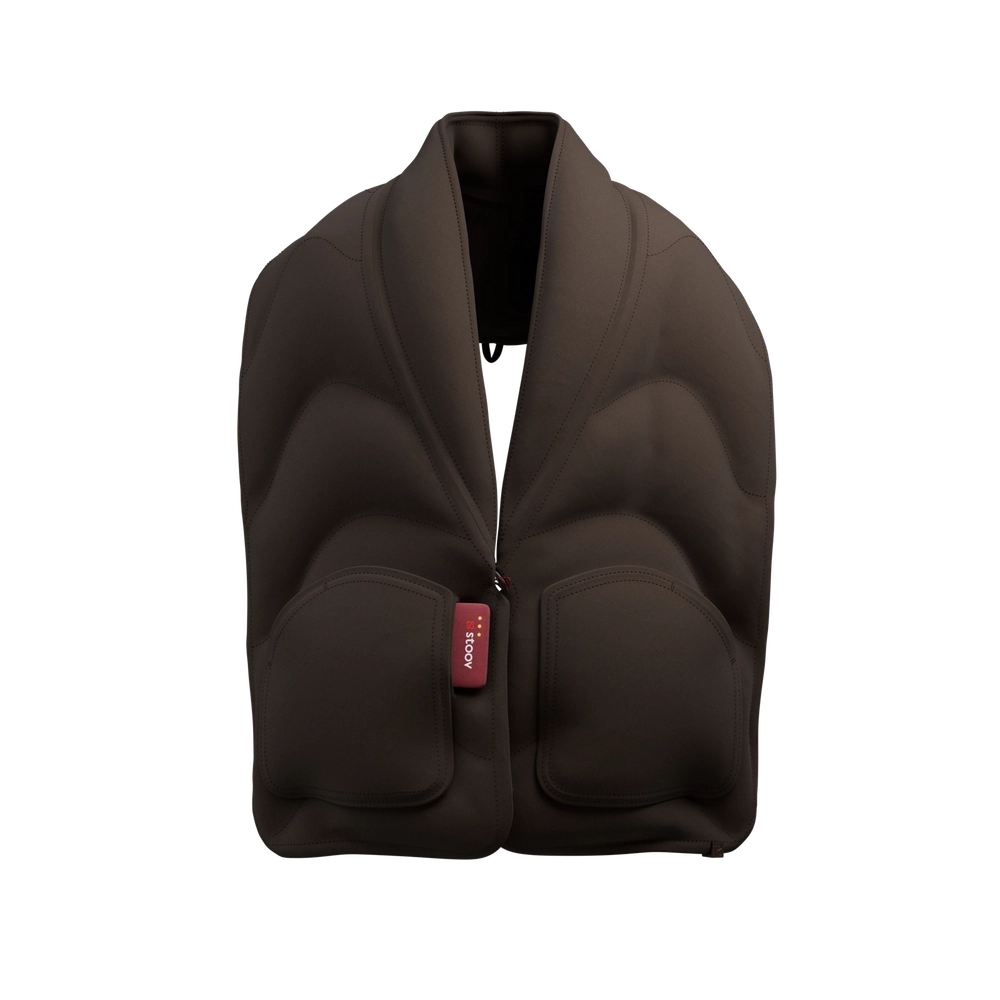 Kokoon XL scarf in dark brown Core fabric